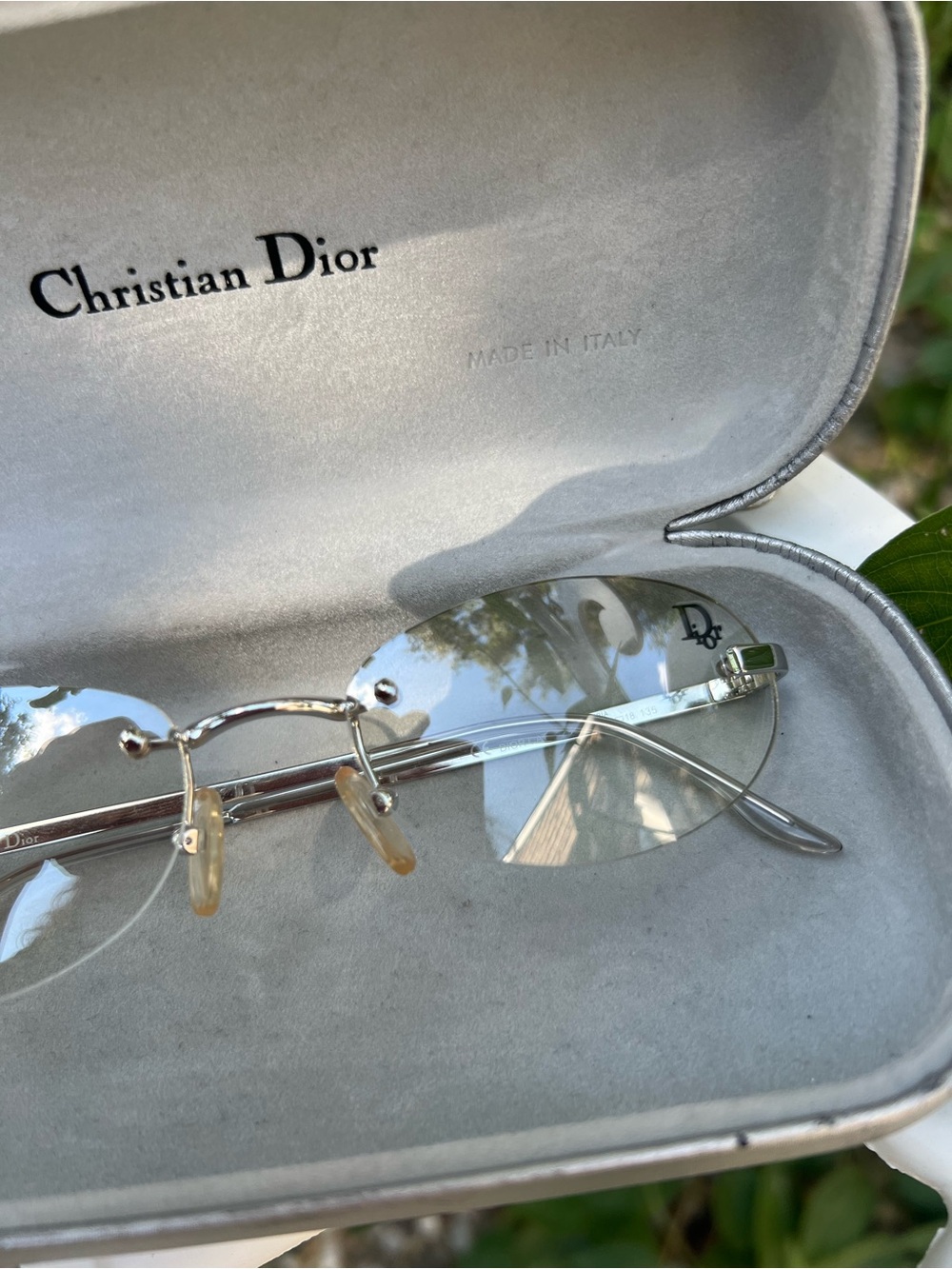 Dior Rimless Sunglasses in Clear and Silver REPOSH after 5 years and 1 time wear